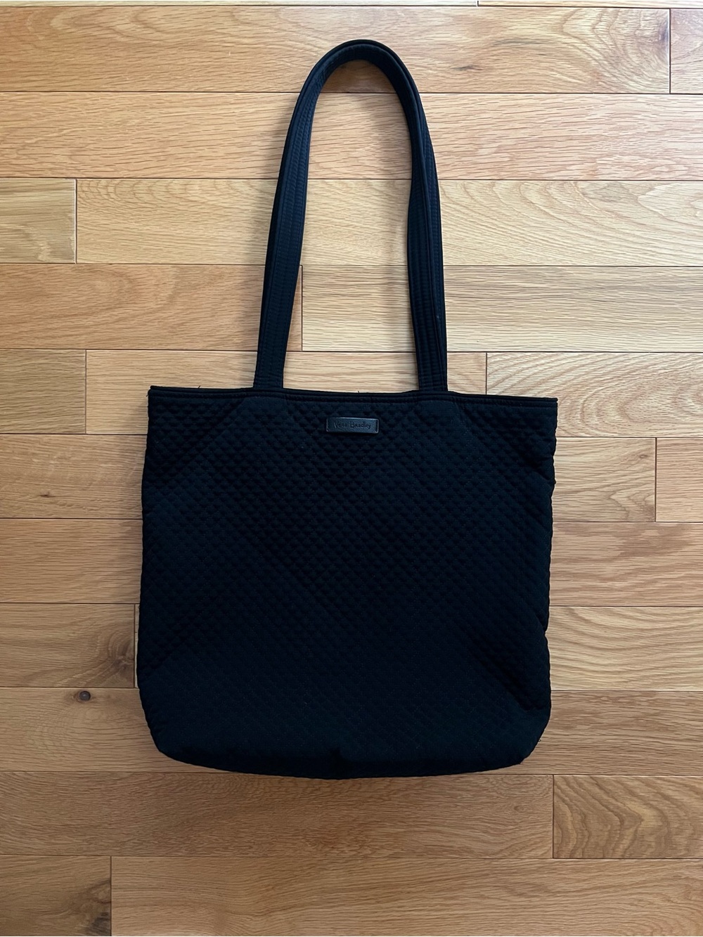 Vera Bradley Black Quilted Tote Bag
